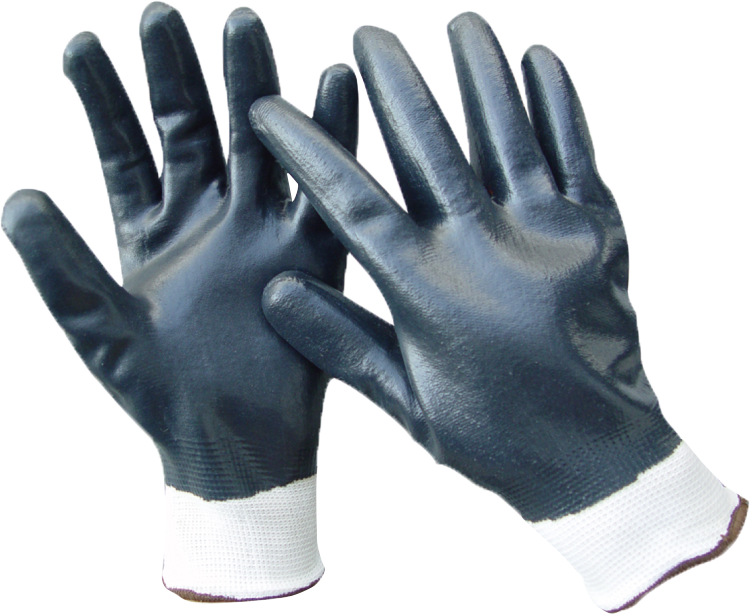 #1305 FULLY SMOOTH NITRILE DIPPED GLOVES