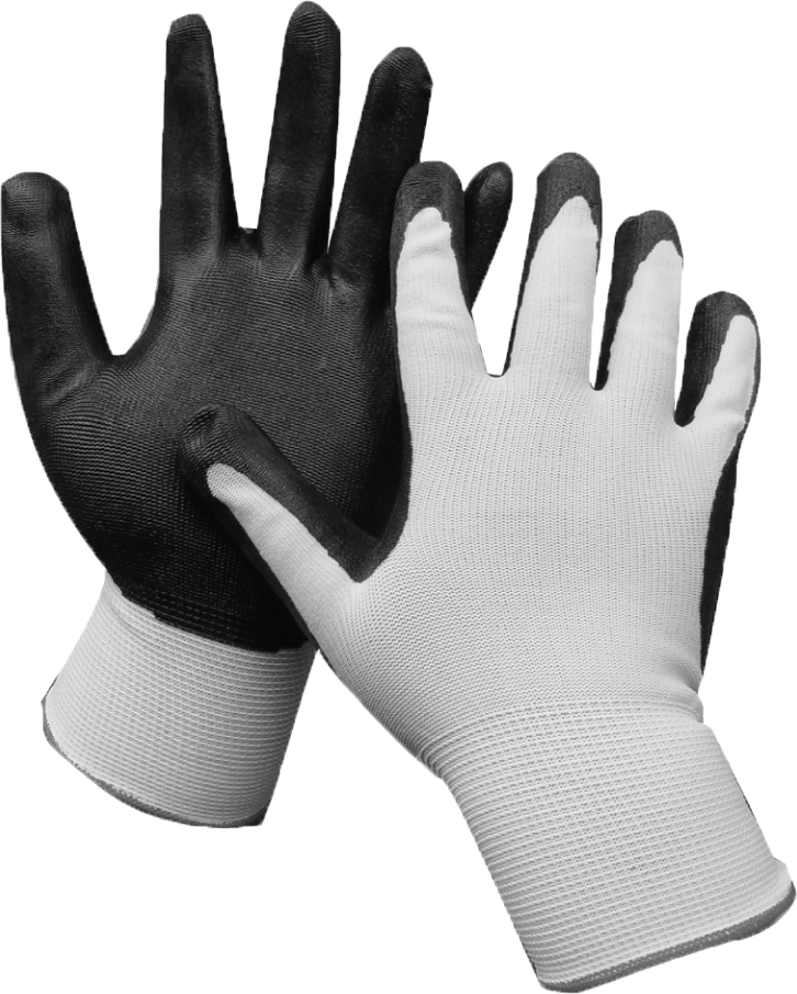 #1304 SMOOTH NITRILE DIPPED GLOVES