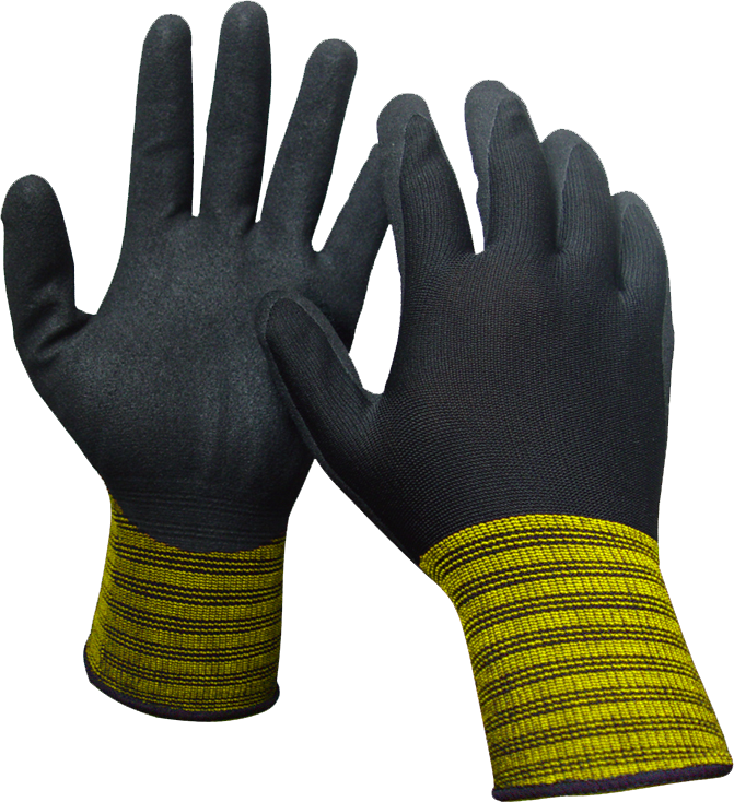 #1304D SANDY NITRILE DIPPED GLOVES