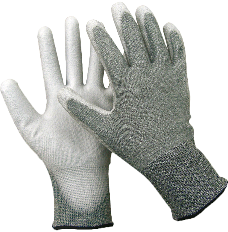 #101PU  ANTI-CUT PU DIPPED GLOVES