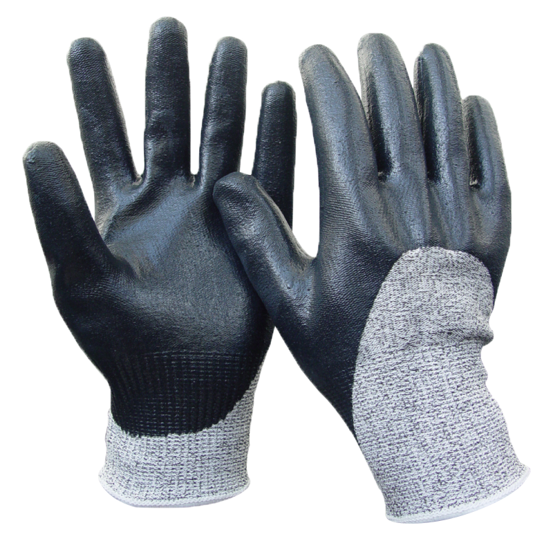 #102  ANTI-CUT 3/4 NITRILE GLOVES